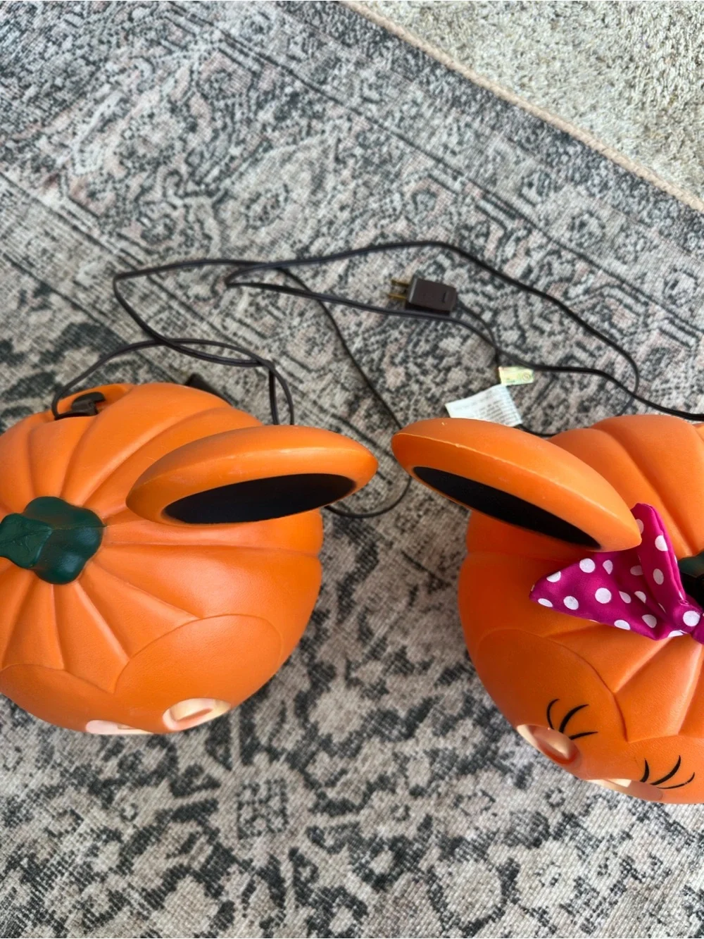 Disney Halloween pumpkin decor